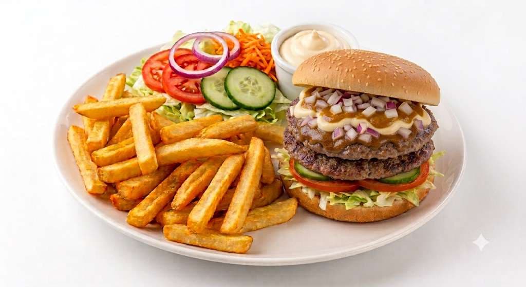 Menu Broodje Hamburger Speciaal