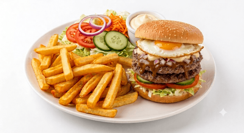 Menu Broodje Hamburger ei