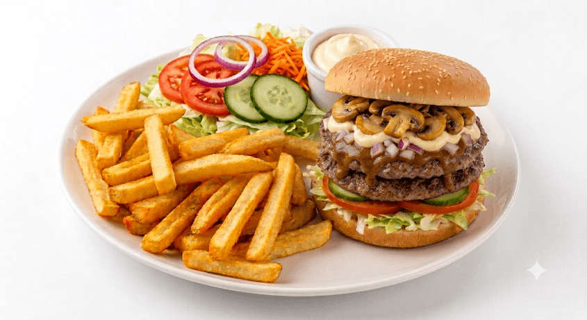 Menu Mushroomburger