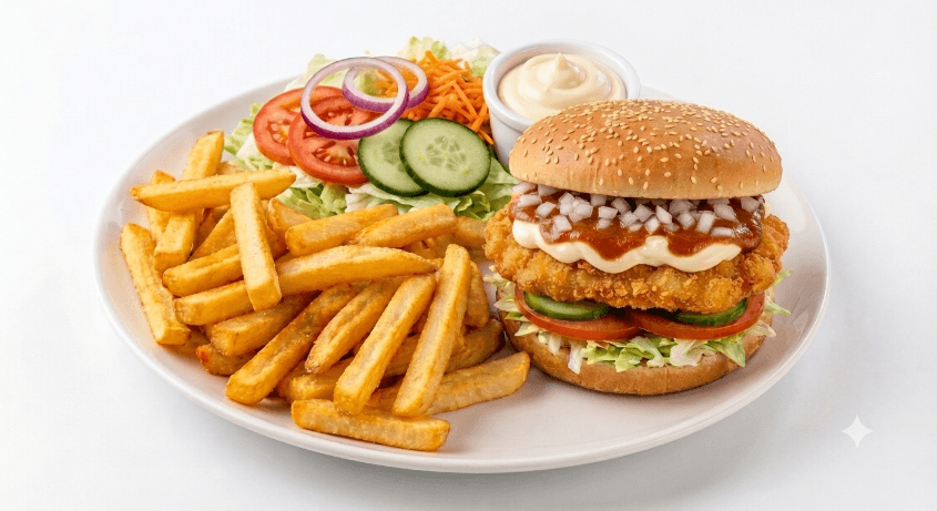 Menu Broodje Kipburger