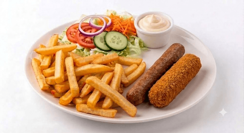 Frikandel en Kroket Menu