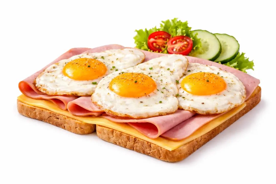 Uitsmijter Ham en kaas